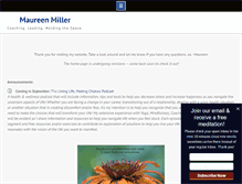 Tablet Screenshot of maureen-miller.com